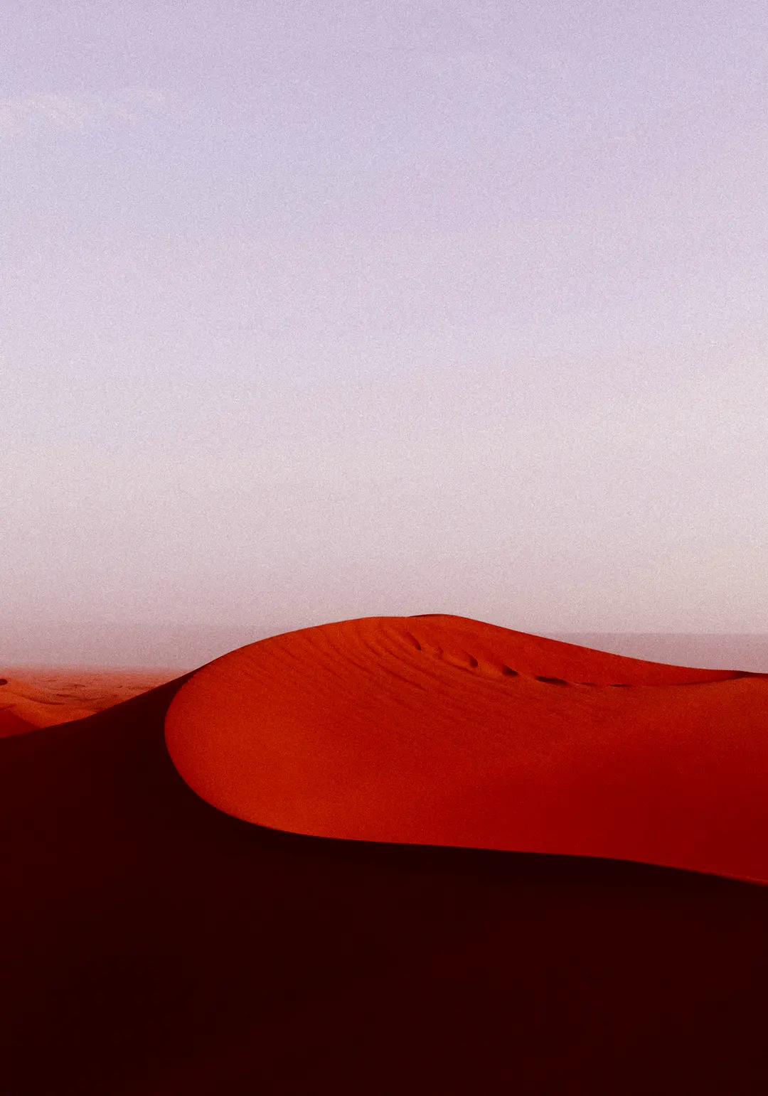 Red dunes in Ras Al Khaimah