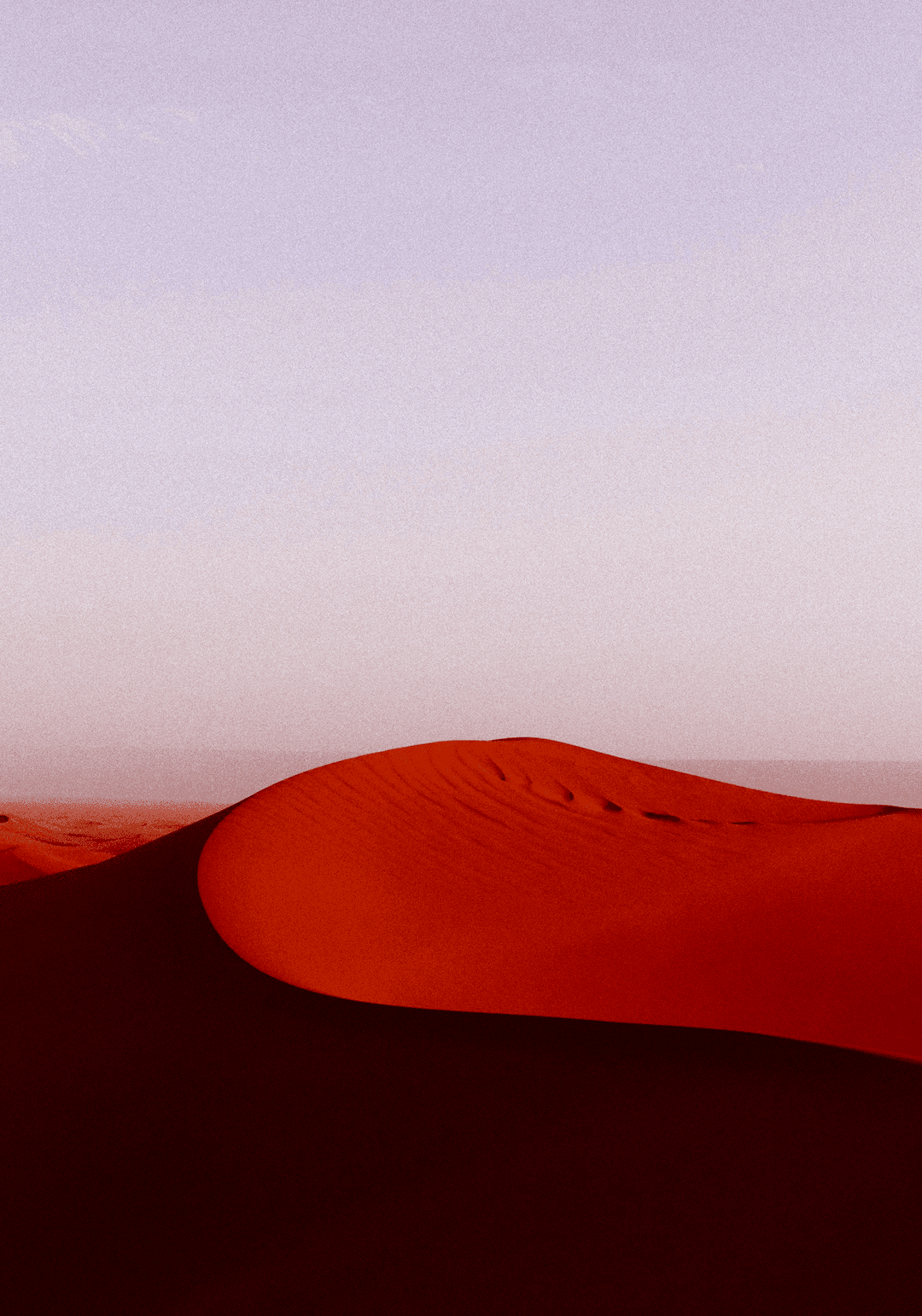 Red dunes in Ras Al Khaimah